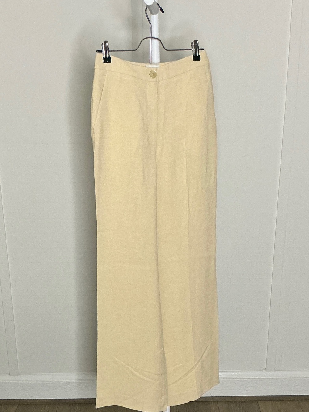Claudie Pierlot Cream Beige Trousers - Picture 2 of 4